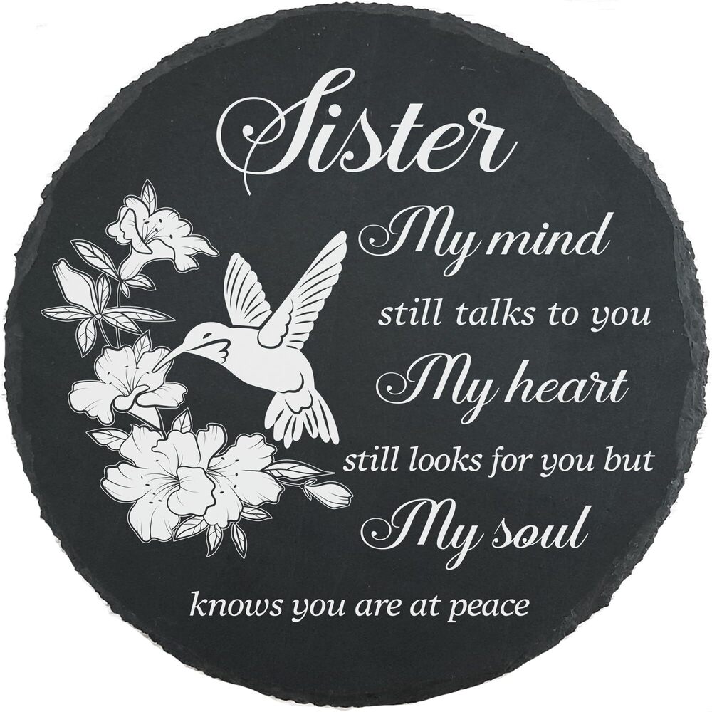 8694 Sister Memorial Garden Stone Memorial Gifts for Loss of Sister
